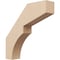 Ekena Millwork 3-inch W x 14-inch D x 14-inch H Monterey Rough Cedar Woodgrain TimberThane Knee Brace, Primed BRCUR03X14X14MONRCPR - alternate 1